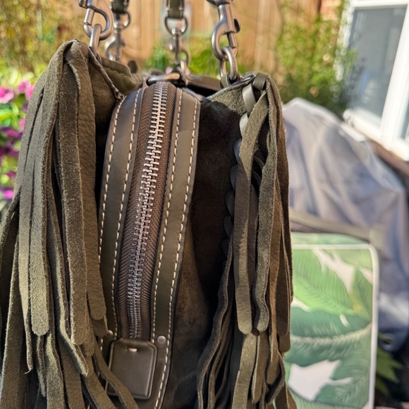 Coach 1941 Rogue 31 Fern Green Suede Fringe 86824 - Picture 7 of 16